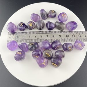 Jeu de rûnes en Améthyste