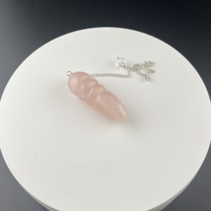 Pendule Thôt en Quartz rose