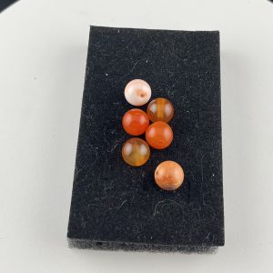 Perle de Cornaline de 8mm